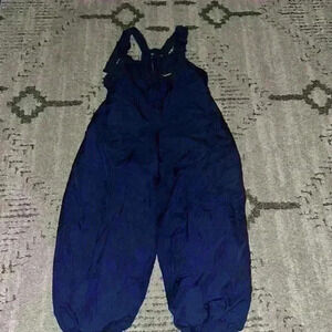 Osh Kosh Snow Bibs Kids‎ Unisex Navy Blue One Piece Snowsuit Winter Snow